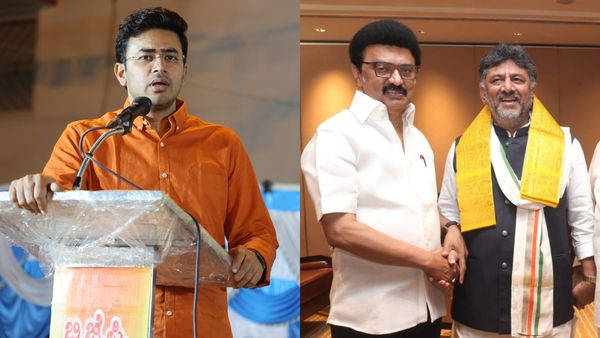 Tejasvi Surya: ಮೇಕೆದಾಟು ಬಗ್ಗೆ ಡಿಕೆಶಿ ಇಲ್ಲಿ ದೊಡ್ಡ ಭಾಷಣ, ಚೆನ್ನೈಗೆ ಹೋದಾಗ ಸೈಲೆಂಟ್‌