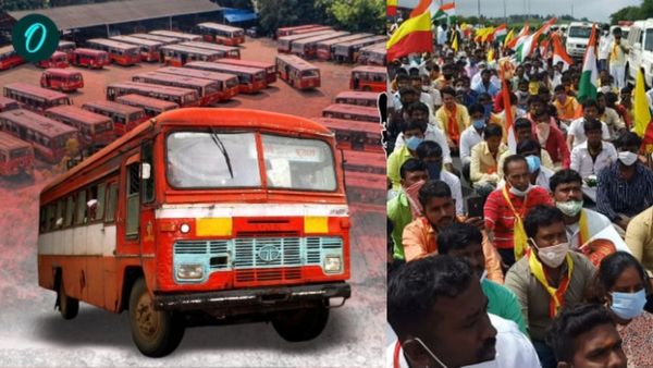 Kalaburagi: ನಗರದಲ್ಲಿ ಮಹಾರಾಷ್ಟ್ರ ಬಸ್ ತಡೆದು ಮಸಿ ಬಳಿದ ಕನ್ನಡಿಗರು