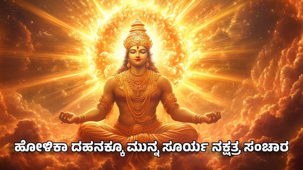 Sun Transit 2025: ಹೋಳಿಕಾ ದಹನಕ್ಕೂ ಮುನ್ನ ಸೂರ್ಯ ನಕ್ಷತ್ರ ಸಂಚಾರ- ಈ ರಾಶಿಗೆ ಅದೃಷ್ಟದ ಪರ್ವಕಾಲ ಶುರು