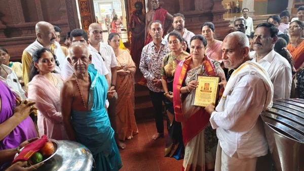 ಕಾಪು ಮಾರಿಗುಡಿ ದೇವಸ್ಥಾನದಲ್ಲಿ ಹೊಸ ಸಂಕಲ್ಪ ಸ್ವೀಕರಿಸಿದ ಅಶ್ವಿನಿ ಪುನೀತ್‌ ರಾಜ್‌ಕುಮಾರ್‌