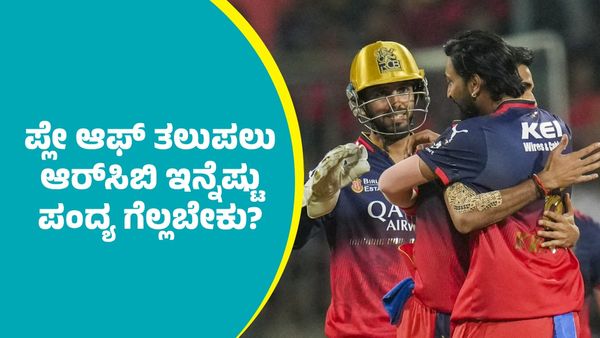 IPL 2025 RCB Playoff: ಪ್ಲೇ ಆಫ್‌ ತಲುಪಲು ಆರ್‌ಸಿಬಿ ಇನ್ನೆಷ್ಟು ಪಂದ್ಯ ಗೆಲ್ಲಬೇಕು?