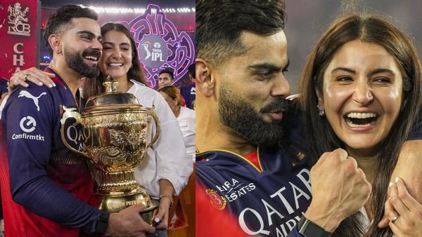 Virat Kohli - Anushka sharma: ಟ್ರೋಫಿ ಗೆಲ್ಲುತ್ತಿದ್ದತೆ ಚೇಸಿಂಗ್ ಸ್ಟಾರ್ ಭಾವುಕ: ವಿರಾಟ್ ತಬ್ಬಿ ಕಣ್ಣಿರು ಒರೆಸಿದ ಅನುಷ್ಕಾ