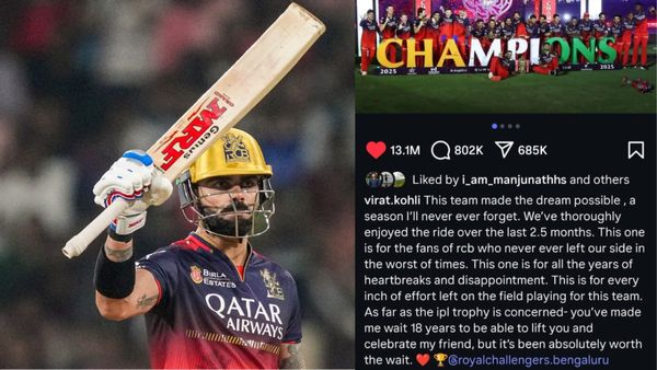Virat Kohli: ಇನ್‌ಸ್ಟಾಗ್ರಾಮ್ ಪೋಸ್ಟ್‌ ಮೂಲಕ ಭಾವನಾತ್ಮಕ ವಿಷಯ ಹಂಚಿಕೊಂಡ ವಿರಾಟ್‌ ಕೊಹ್ಲಿ!