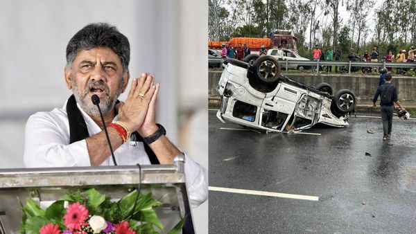 ಡಿ.ಕೆ.ಶಿವಕುಮಾರ್‌ ಎಸ್ಕಾರ್ಟ್ ಕಾರು ಪಲ್ಟಿ, ಹಲವರಿಗೆ ಗಂಭೀರ ಗಾಯ!