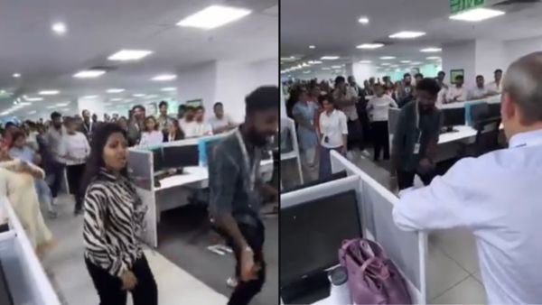 Viral Video: ಆಫೀಸ್ ಸಿಬ್ಬಂದಿಯಿಂದ ಚಪ್ರಿ ಡ್ಯಾನ್ಸ್‌,‌ ಇಲ್ಲಿದೆ ವೈರಲ್ ವಿಡಿಯೋ!