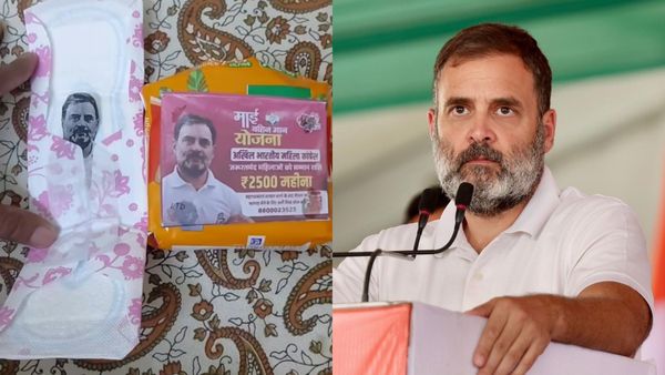 ಮಹಿಳೆಯರಿಗೆ ವಿತರಿಸಿದ ಸ್ಯಾನಿಟರಿ ಪ್ಯಾಡ್‌ಗಳಲ್ಲಿ ರಾಹುಲ್‌ ಗಾಂಧಿ ಫೋಟೋ, ಏನಿದು ವಿವಾದ?