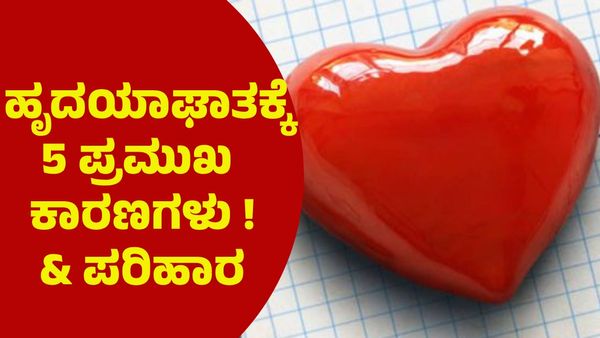 Heart Attack: ಹೃದಯಾಘಾತಕ್ಕೆ 5 ಪ್ರಮುಖ ಕಾರಣಗಳು & ಸರಳ ಪರಿಹಾರ