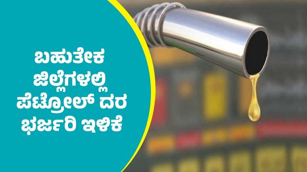 Petrol Price: ರಾಜ್ಯದ ಬಹುತೇಕ ಜಿಲ್ಲೆಗಳಲ್ಲಿಂದು ಪೆಟ್ರೋಲ್ ದರ ಭರ್ಜರಿ ಇಳಿಕೆ