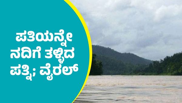 ಫೋಟೋ ತೆಗಿತೀನಿ ಅಂತೇಳಿ ಪತಿಯನ್ನೇ ನದಿಗೆ ಬೀಳಿಸಿದ ಪಾಪಿ ಪತ್ನಿ; ವಿಡಿಯೋ ಭಾರೀ ವೈರಲ್‌