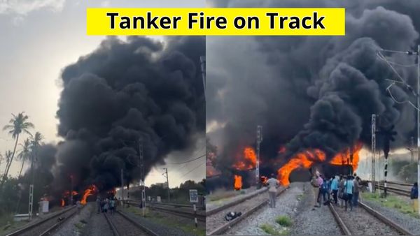 Tanker Fire: ಹೊತ್ತಿ ಉರಿದ ಇಂಧನ ಟ್ಯಾಂಕರ್! ವಂದೇ ಭಾರತ್ ಸೇರಿ 08 ರೈಲು ಸಂಚಾರ ರದ್ದು