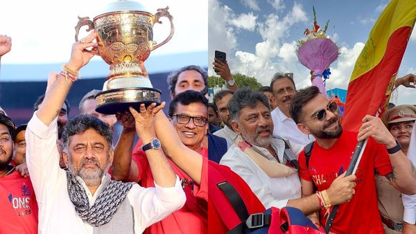 ‌ಆರ್‌ಸಿಬಿ ಕಪ್‌ಗೆ ಮುತ್ತು ಕೊಟ್ಟೆ, ಚಿನ್ನಸ್ವಾಮಿ ಸ್ಟೇಡಿಯಂಗೆ ಹೋಗಿ ಅಭಿನಂದಿಸಿದ್ದು ನಿಜ: ಡಿಕೆ ಶಿವಕುಮಾರ್