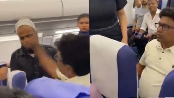 Viral Vvideo: ವಿಮಾನದಲ್ಲಿ ಪ್ಯಾನಿಕ್ ಅಟ್ಯಾಕ್ ಆದ ವ್ಯಕ್ತಿಗೆ ಕಪಾಳಮೋಕ್ಷ: ವಿಡಿಯೋ ವೈರಲ್!, ಆಕ್ರೋಶ