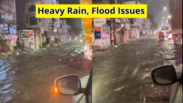 Rain Alert: ಭಾರೀ ಮಳೆಗೆ ರಸ್ತೆಗಳು ಜಲಾವೃತ, ಹೈದರಾಬಾದ್ ಬಳಿಕ ಈ ನಗರಗಳಲ್ಲಿ ಪ್ರವಾಹ: Video