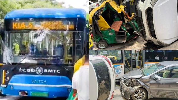BMTC Accident: ಬೆಂಗಳೂರಿನಲ್ಲಿ ಭೀಕರ ಅಪಘಾತ; 9 ವಾಹನಗಳಿಗೆ ಬಿಎಂಟಿಸಿ ಬಸ್ ಡಿಕ್ಕಿ