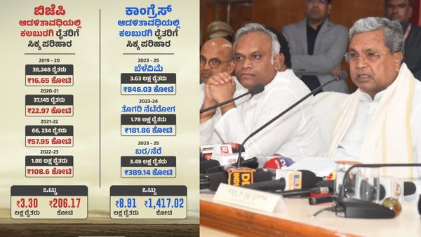 BJP vs Congress: ಕಾಂಗ್ರೆಸ್‌ನಿಂದಲೇ ಕಲಬುರಗಿ ರೈತರಿಗೆ ಅಧಿಕ ₹1,417 ಬೆಳೆ ಪರಿಹಾರ: ಬಿಜೆಪಿ ತಿರುಗೇಟು