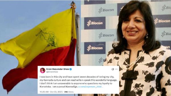 ನನಗೆ ಕನ್ನಡ ಓದಲು & ಬರೆಯಲು ಬರುತ್ತದೆ, ಯಾರಿಗೂ ಸಾಬೀತು ಮಾಡಲ್ಲ: ಉದ್ಯಮಿ ಕಿರಣ್ ಮಜುಂದಾರ್ ಶಾ