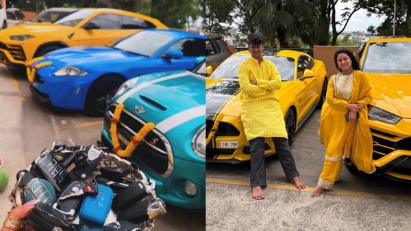 Vijayalakshmi Darshan: ಪತಿ ದರ್ಶನ್‌ ಐಷಾರಾಮಿ ಕಾರುಗಳಿಗೆ ಆಯುಧಪೂಜೆ ನೆರವೇರಿಸಿದ ವಿಜಯಲಕ್ಷ್ಮಿ