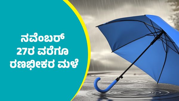 IMD Weather Forecast: ಚಂಡಮಾರುತ ಪರಿಣಾಮ ಈ ಭಾಗಗಳಲ್ಲಿ ನವೆಂಬರ್ 27ರ ವರೆಗೂ ರಣಭೀಕರ ಮಳೆ ಮುನ್ಸೂಚನೆ 