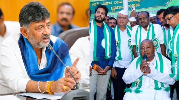 ಗಂಜಿ ಗಿರಾಕಿ ಡಿಕೆಶಿಯ ಧಮ್ಕಿ, ರೌಡಿಸಂಗೆ ಯಾರೂ ಹೆದರಲ್ಲ: ಜೆಡಿಎಸ್‌