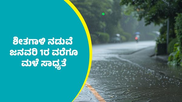 IMD Weather Forecast: ಈ ಭಾಗಗಳಲ್ಲಿ ಶೀತಗಾಳಿ ನಡುವೆ ಜನವರಿ 1ರ ವರೆಗೂ ಮಳೆ ಸಾಧ್ಯತೆ
