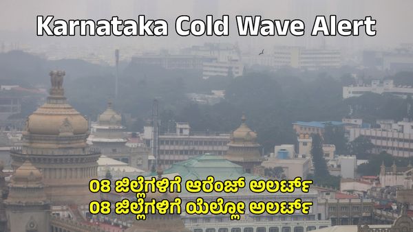 Karnataka Weather: ರಾಜ್ಯಕ್ಕೆ ರಣಭೀಕರ ಚಳಿ ಮುನ್ನೆಚ್ಚರಿಕೆ! ಈ ಜಿಲ್ಲೆಗಳಿಗೆ ಆರೆಂಜ್, ಲ್ಲೋ ಅಲರ್ಟ್