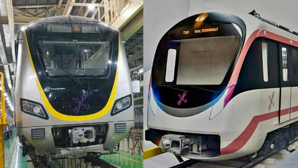Bengaluru Metro: ಪಿಂಕ್ ಲೈನ್ ಮೆಟ್ರೋ ರೈಲು ಅನಾವರಣ, ಹಳದಿ ಮಾರ್ಗ ಪ್ರಯಾಣಿಕರಿಗೆ ಗುಡ್‌ನ್ಯೂಸ್