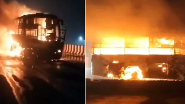Bus Accident: ಆಂಧ್ರಪ್ರದೇಶದಲ್ಲಿ ಮತ್ತೊಂದು ಬಸ್ ಬೆಂಕಿ ಅವಘಡ