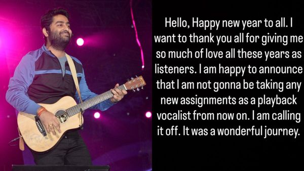 Arijit Singh retirement: ಇನ್ಮುಂದೆ ಹಾಡಲ್ಲ ಎಂದು ದಿಢೀರ್‌ ನಿವೃತ್ತಿ ಘೋಷಿಸಿದ ಗಾಯಕ ಅರ್ಜಿತ್‌ ಸಿಂಗ್‌, ಕಾರಣ ಬಹಿರಂಗ