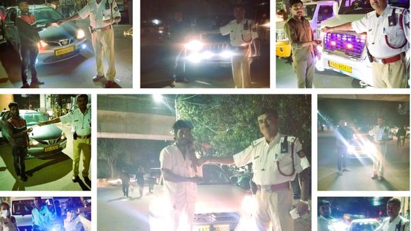 ಹೈಬೀಮ್‌ ಹೆಡ್‌ಲೈಟ್‌ ಅಳವಡಿಸಿದ್ದ 11,875 ವಾಹನಗಳ ವಿರುದ್ಧ ಕೇಸ್‌ ದಾಖಲು