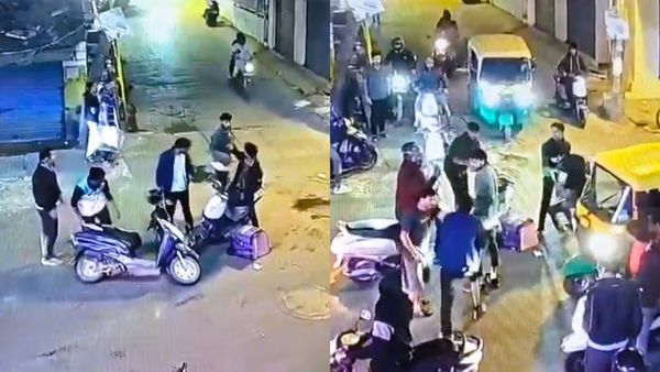 ಡೆಲಿವರಿ ಬಾಯ್ ಮೇಲೆ ಇಬ್ಬರಿಂದ ಮಾರಾಮಾರಿ, ಜನ ಜಮಾಯಿಸಿದ್ದಕ್ಕೆ ಪರಾರಿ