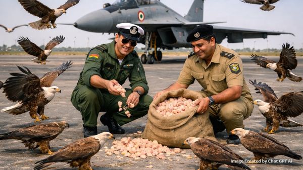 Republic Day 2026: ದೆಹಲಿ ಏರ್‌ ಶೋಗೆ ಹದ್ದುಗಳ ಕಾಟ ತಪ್ಪಿಸಲು 1,275 ಕೋಳಿ ಚಿಕನ್ ಬಳಕೆ