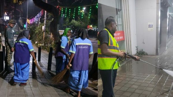 ಹೊಸ ವರ್ಷ ಸಂಭ್ರಮಾಚರಣೆ: ಬೆಂಗಳೂರಿನ ಎಂ.ಜಿ. ರಸ್ತೆ ಸುತ್ತಮುತ್ತ ಬರೋಬ್ಬರಿ 9 ಟನ್ ಕಸ