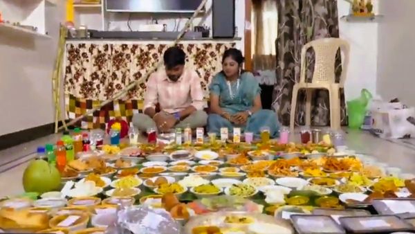 ಸಂಕ್ರಾಂತಿಗೆ ಬಂದ ಅಳಿಯನಿಗೆ 290 ಬಗೆಯ ಭರ್ಜರಿ ಭೋಜನ: ವಿಶಿಷ್ಟ ಆಚರಣೆಯ ವಿಡಿಯೋ ವೈರಲ್‌