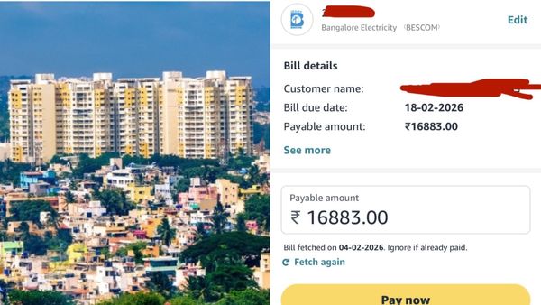 Bengaluru: 3 BHK ಫ್ಲಾಟ್‌ಗೆ ಬರೋಬ್ಬರಿ 16,883 ರೂ. ಕರೆಂಟ್ ಬಿಲ್, ಬೆಚ್ಚಿಬಿದ್ದ ಬೆಂಗಳೂರಿಗ