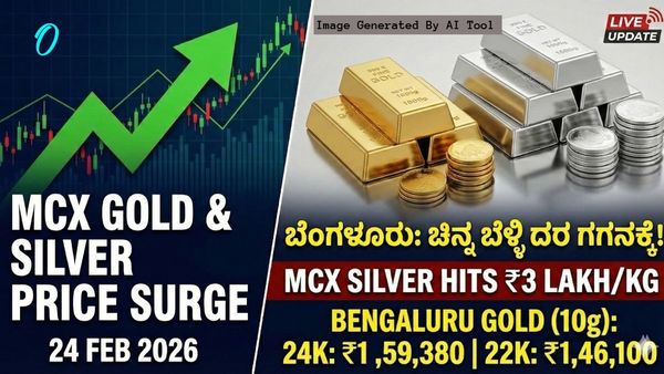 Gold Silver Rate : ಗಗನಕ್ಕೇರಿದ ಬಂಗಾರದ ಬೆಲೆ: ಬೆಂಗಳೂರಿನಲ್ಲಿ ಇಂದಿನ ಚಿನ್ನ, ಬೆಳ್ಳಿ ದರ ವಿವರ ಇಲ್ಲಿದೆ