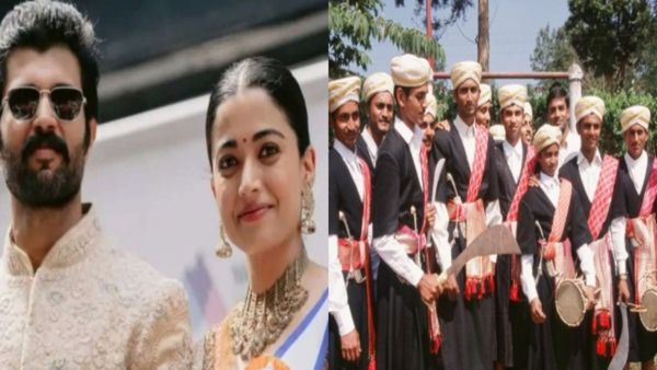 Rashmika Mandanna and Vijay Deverakonda tie the knot with telugu hindu tradition