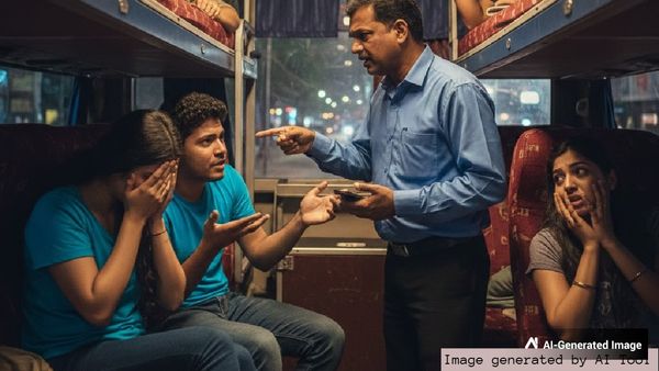 Viral: ಬೆಂಗಳೂರಿನ ಸ್ಲೀಪರ್ ಬಸ್‌ನಲ್ಲಿ ಒಟ್ಟಿಗೆ ಇದ್ದ ಯುವಕ-ಯುವತಿ; ಕಂಡಕ್ಟರ್‌ನಿಂದ ನೈತಿಕ ಪೊಲೀಸ್‌ಗಿರಿ