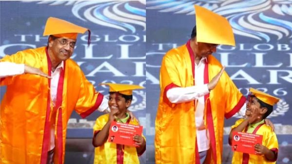 ವಿದ್ಯಾರ್ಥಿಯ 'ಪುಷ್ಪ' ಪೋಸ್ ಕಾಪಿ ಮಾಡಿದ ಪ್ರಿನ್ಸಿಪಾಲ್: Viral Video ನೋಡಿ ನೆಟ್ಟಿಗರು ಫಿದಾ