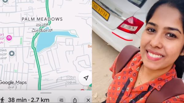 Viral Post: 'ಬೆಂಗಳೂರು ಟ್ರಾಫಿಕ್' ಕಿರಿಕಿರಿ ತಪ್ಪಿಸಲು ಆಫೀಸ್‌ನಿಂದ ಮನೆಗೆ ನಡೆದುಕೊಂಡು ಹೋಗುತ್ತಿರುವ ಮಹಿಳೆ
