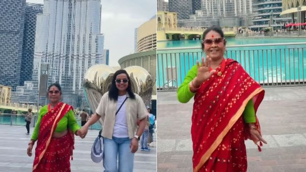 ದುಬೈನ ಬುರ್ಜ್ ಖಲೀಫಾ ಎದುರು ತಾಯಿಯ ಸಂಭ್ರಮ: ಅಮ್ಮನ ಆಸೆ ಈಡೇರಿಸಿದ ಮಗಳ Video Viral