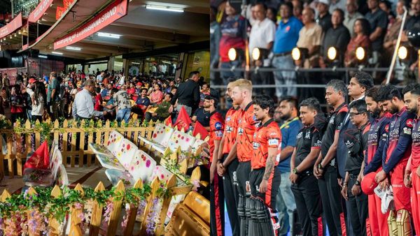 ಕಾಲ್ತುಳಿತದಲ್ಲಿ ಮೃತಪಟ್ಟ 11 ಅಭಿಮಾನಿಗಳಿಗೆ ಆರ್‌ಸಿಬಿ-ಎಸ್‌ಆರ್‌ಎಚ್‌ ಆಟಗಾರರಿಂದ ವಿಶೇಷ ಗೌರವ