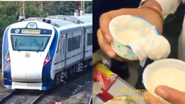 ವಂದೇ ಭಾರತ್ ರೈಲಿನ ಊಟದಲ್ಲಿ ಹುಳು: 'ಅದು ಕೇಸರಿ' ಎಂದ ಸಿಬ್ಬಂದಿ, IRCTCಗೆ 10 ಲಕ್ಷ ದಂಡ
