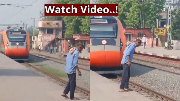 Vande Bharat Express: ತಂಬಾಕು ಉಗಿಯಲು ಹೋಗಿ ಹೈಸ್ಪೀಡ್ ರೈಲಿಗೆ ಡಿಕ್ಕಿ, ವ್ಯಕ್ತಿ ಸಾವು Video