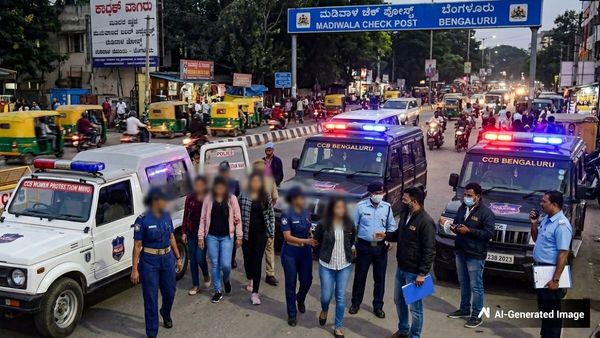 ಮಡಿವಾಳ ಚೆಕ್ ಪೋಸ್ಟ್ ಬಳಿ ವೇಶ್ಯಾವಾಟಿಕೆ ದಂಧೆ; ಸಿಸಿಬಿ ಪೊಲೀಸರಿಂದ ಆರು ಮಂದಿ ವಿದೇಶಿ ಮಹಿಳೆಯರ ಬಂಧನ