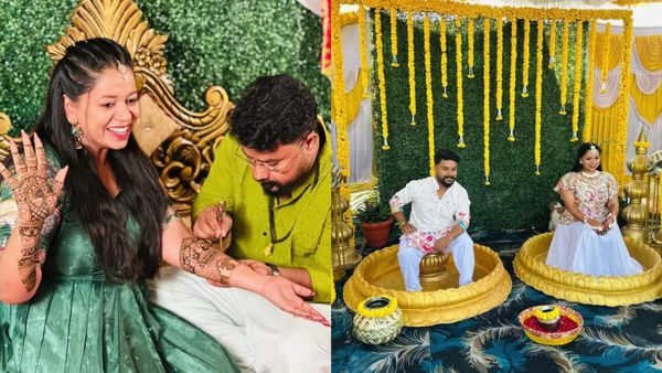 ಹಸೆಮಣೆ ಏರುತ್ತಿದೆ ‘ಗಿಚ್ಚಿ ಗಿಲಿಗಿಲಿ’ ಜೋಡಿ: ಶಿವು-ಮಾನಸಾ ವಿವಾಹ ಸಂಭ್ರಮ, ಮೆಹಂದಿ-ಹಳದಿ ಶಾಸ್ತ್ರದ ಫೋಟೋಗಳು ವೈರಲ್
