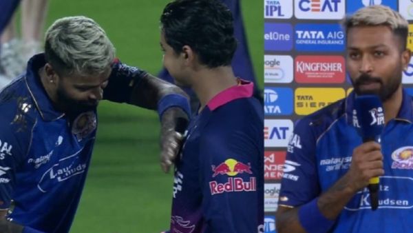 ಸೋಲಿನ ಬೇಸರ ಮರೆತು ವೈಭವ್ ಸೂರ್ಯವಂಶಿ ಬೆನ್ನು ತಟ್ಟಿ ಕ್ರೀಡಾ ಸ್ಫೂರ್ತಿ ಮೆರೆದ ಮುಂಬೈ ಇಂಡಿಯನ್ಸ್‌ ನಾಯಕ ಹಾರ್ದಿಕ್ ಪಾಂಡ್ಯ