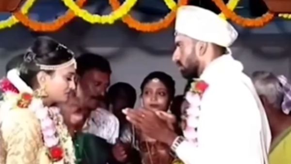 ಮಾಂಗಲ್ಯ ಧಾರಣೆಗೆ 5 ನಿಮಿಷ ಬಾಕಿ ಇರುವಾಗ ಮದುವೆ ನಿಲ್ಲಿಸಿದ ವಧು! ವರನ ನಡೆಗೆ ನೆಟ್ಟಿಗರು ಫಿದಾ