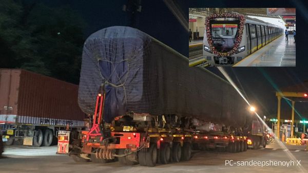 Namma Metro: ಪ್ರಯಾಣಿಕರಿಗೆ ಸಿಹಿ ಸುದ್ದಿ, ಹಳದಿ ಮಾರ್ಗಕ್ಕಾಗಿ ಬಂತು ಹೊಸ ಡ್ರೈವರ್ ಲೆಸ್ ರೈಲು