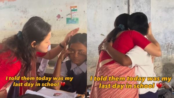 Viral Video: ಶಿಕ್ಷಕಿ ಬಿಟ್ಟುಹೋಗುವ ಸುದ್ದಿ ಕೇಳಿ ಕಣ್ಣೀರಿಟ್ಟ ಮಕ್ಕಳ ಮನಮುಟ್ಟುವ ವಿಡಿಯೋ ವೈರಲ್‌