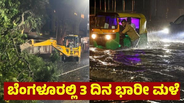 Bengaluru Heavy Rain: ಬೆಂಗಳೂರಲ್ಲಿ 4 ದಿನ ಭಾರೀ ಮಳೆ: ಯಲ್ಲೋ ಅಲರ್ಟ್ ಘೋಷಣೆ, ಧರೆಗುರುಳಿದ 131 ಮರಗಳು